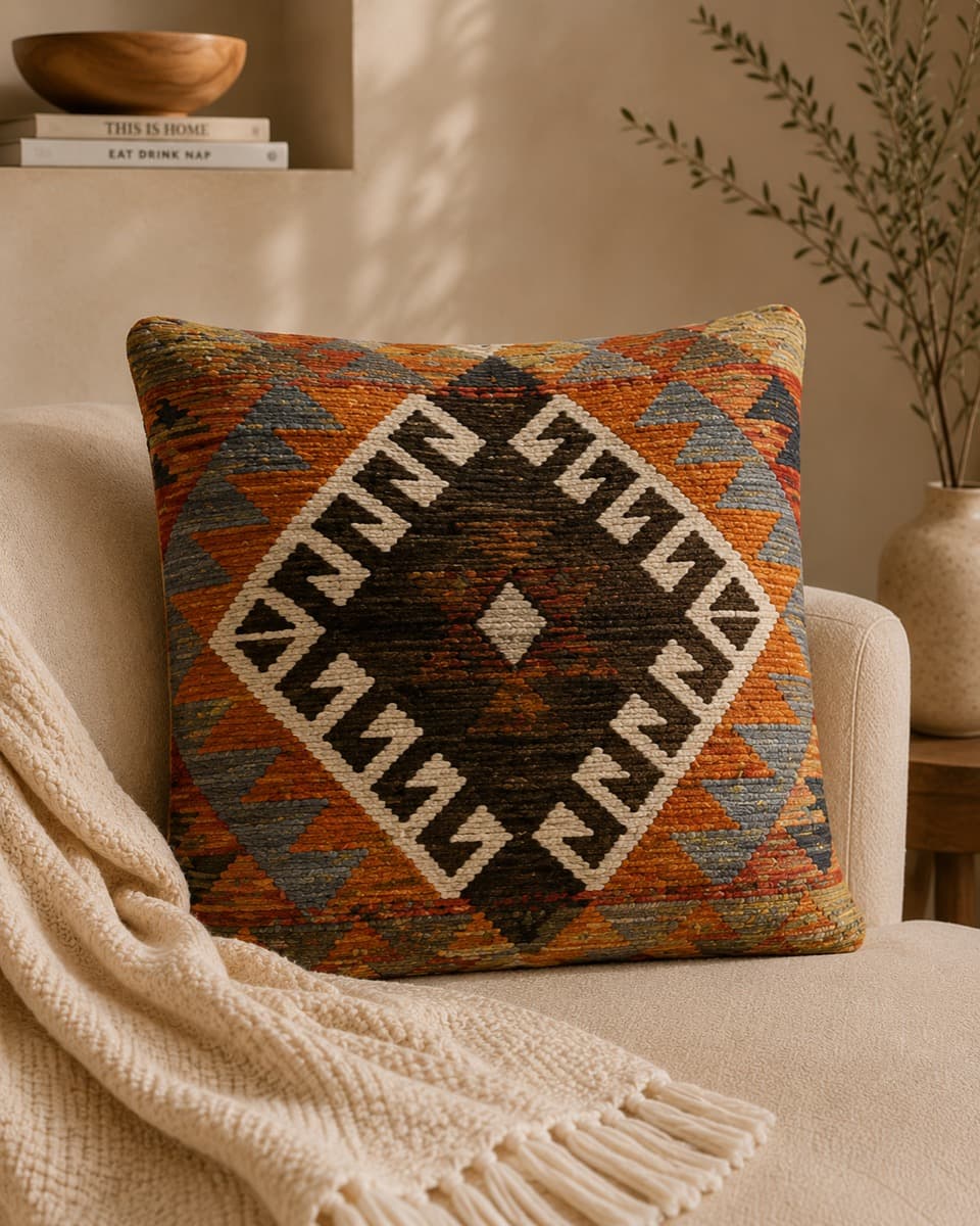 Güneybatı Kilim Desenli Kırlent